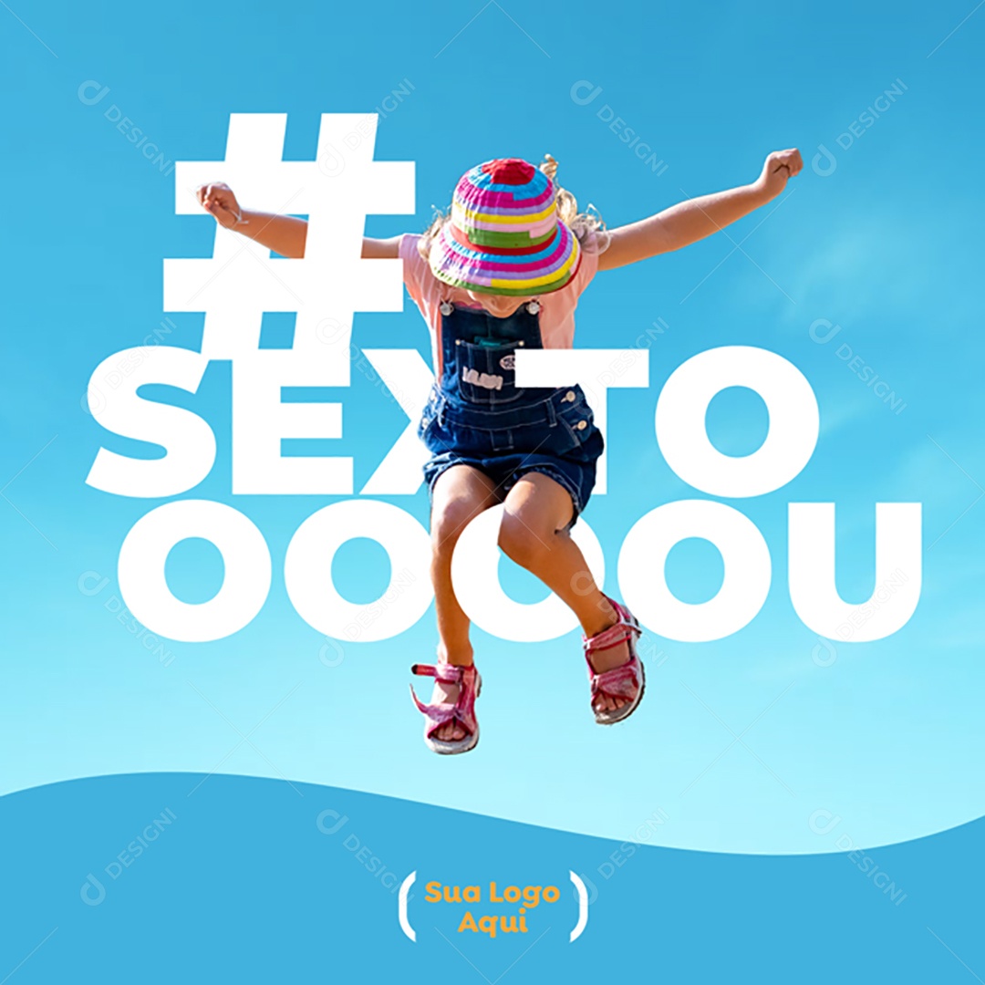 Sextou Venha Conferir Social Media PSD Editável