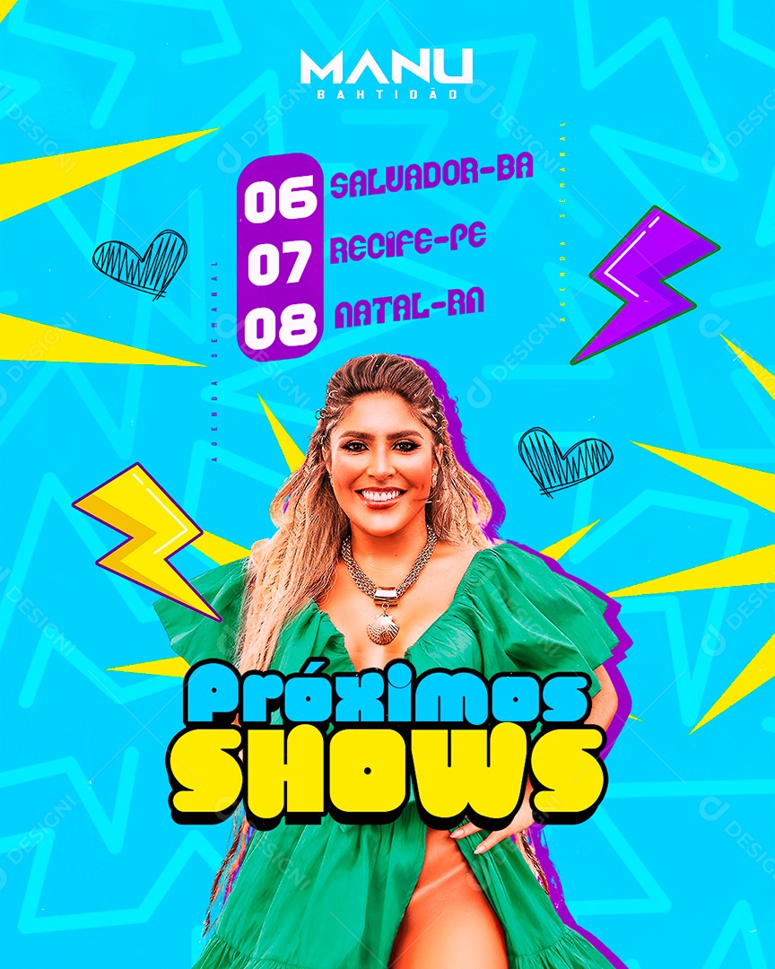 Post Próximo Carnaval Social Media PSD Editável