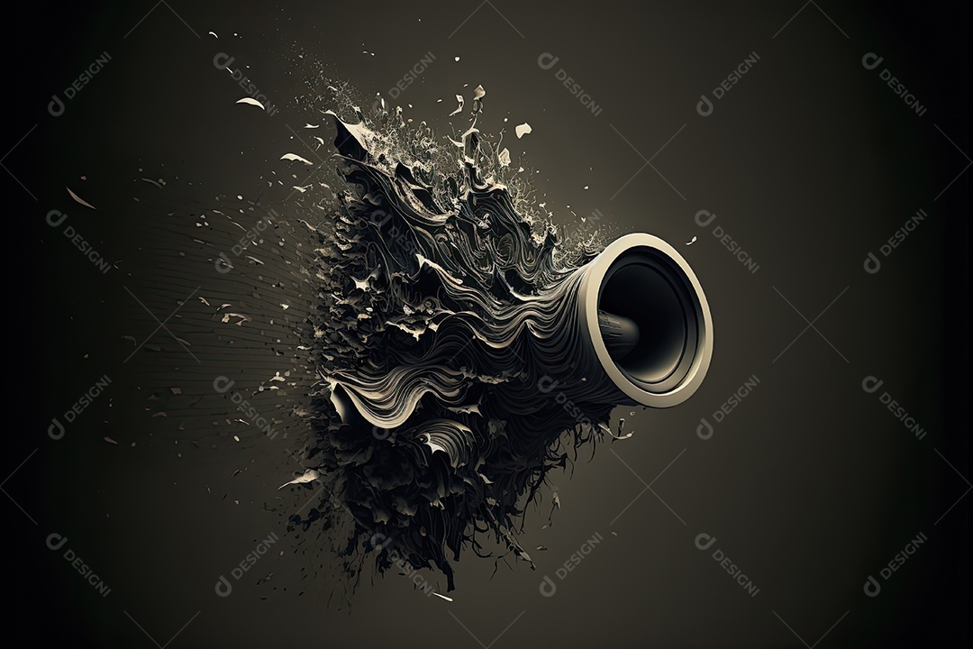 Ilustração sobre música