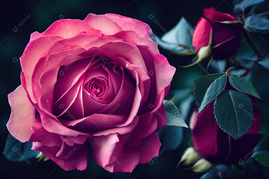 ilustração de uma rosa