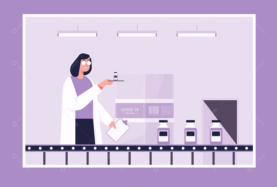 Ícones Itens Personagem Contra Covid-19 Vetores EPS
