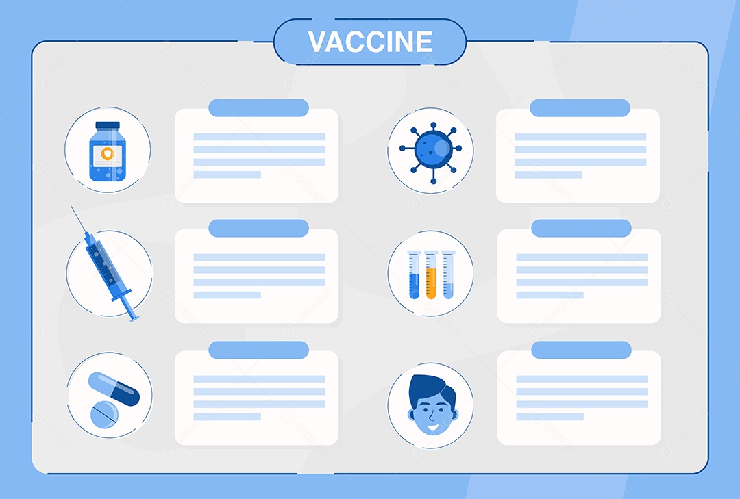Ícones Itens Personagem Contra Covid-19 Vetores EPS