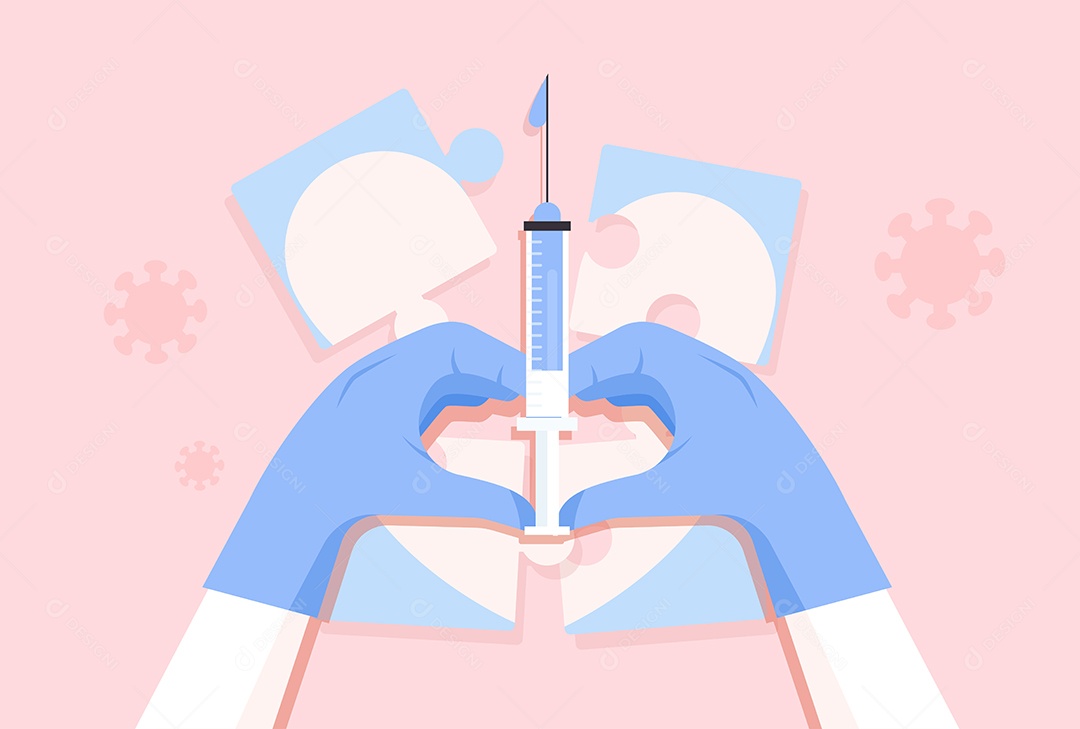 Ícones Itens Personagem Contra Covid-19 Vetores EPS