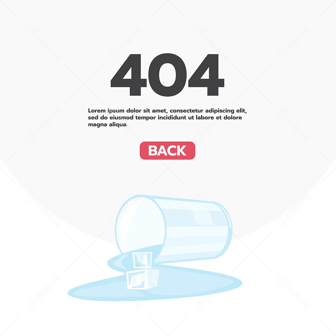 Aviso de Rede da Internet 404 Página de erro ou Arquivo não Encontrado Vetor EPS