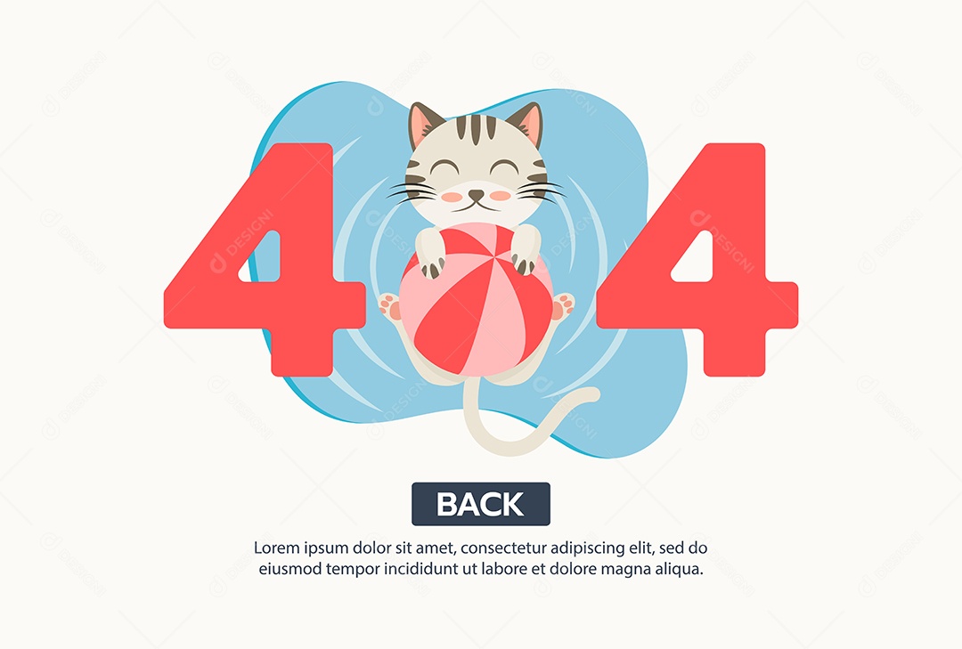 Aviso de Rede da Internet 404 Página de erro ou Arquivo não Encontrado Vetor EPS