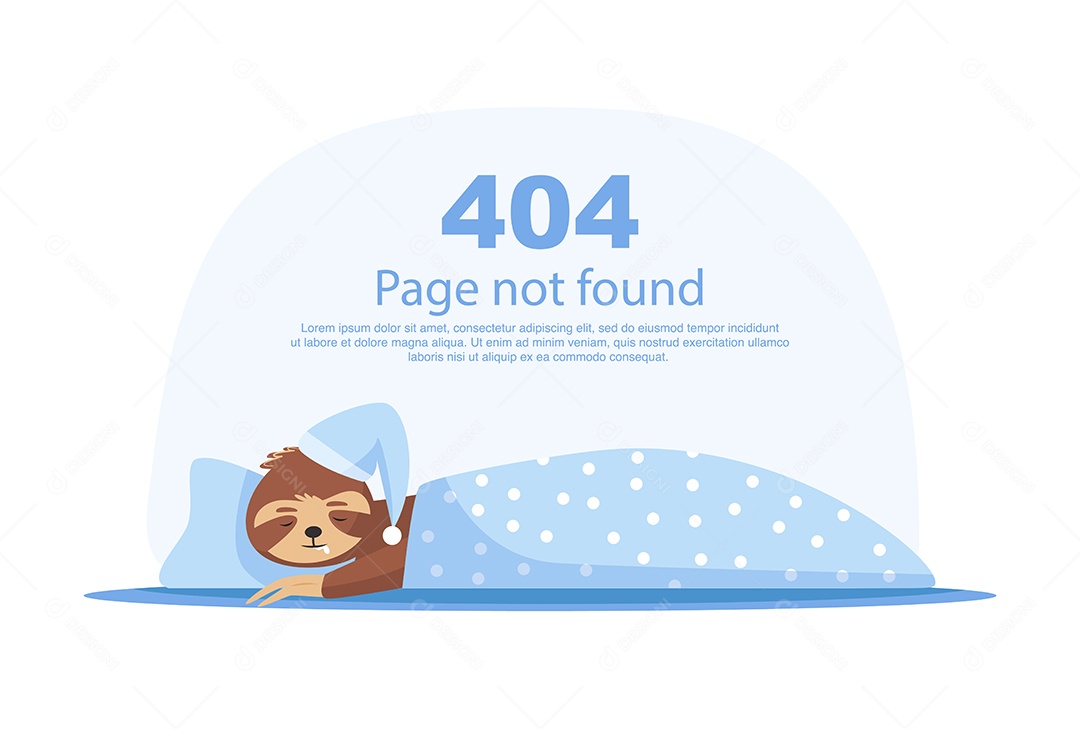 Aviso de Rede da Internet 404 Página de erro ou Arquivo não Encontrado Vetor EPS