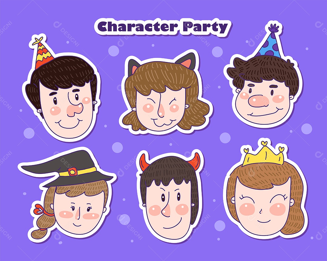 Large Pack of Vector Elements for Birthday Party Decor Vector EPS