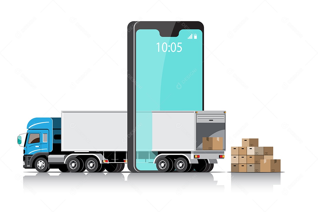 Ícones de Delivery e Entregas Comercial Desenhos Vetores EPS