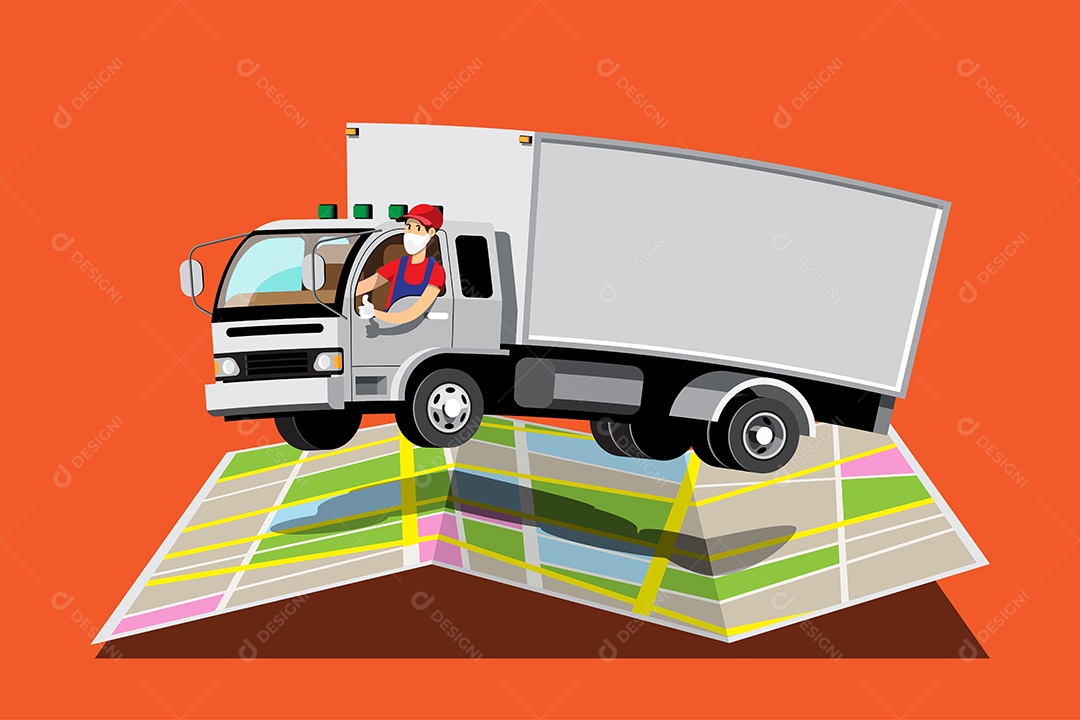 Ícones de Entregas Comercial e Delivery Desenhos Vetores EPS