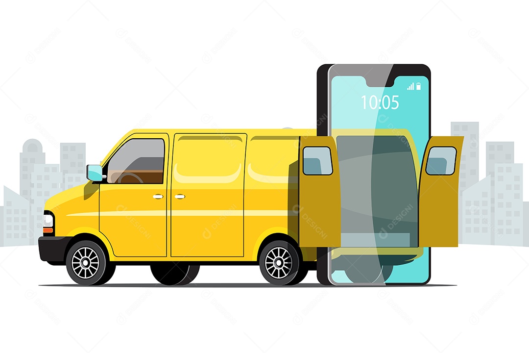 Ícones de Delivery e Entregas Comercial Desenhos Vetores EPS