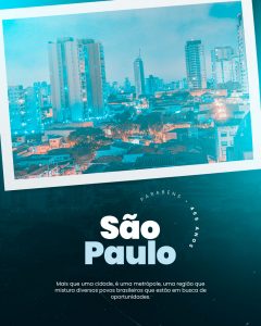 Aniversário de Cidade Parabéns São Paulo 469 Anos Social Media PSD Editável