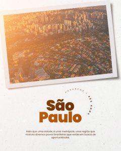 Aniversário de Cidade Parabéns São Paulo 469 Anos Social Media PSD Editável