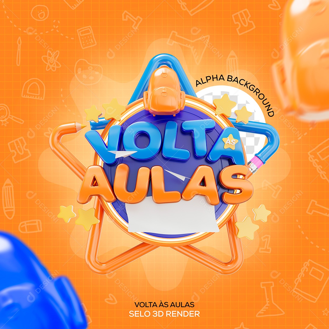 Post Volta às Aulas Social Media PSD Editável