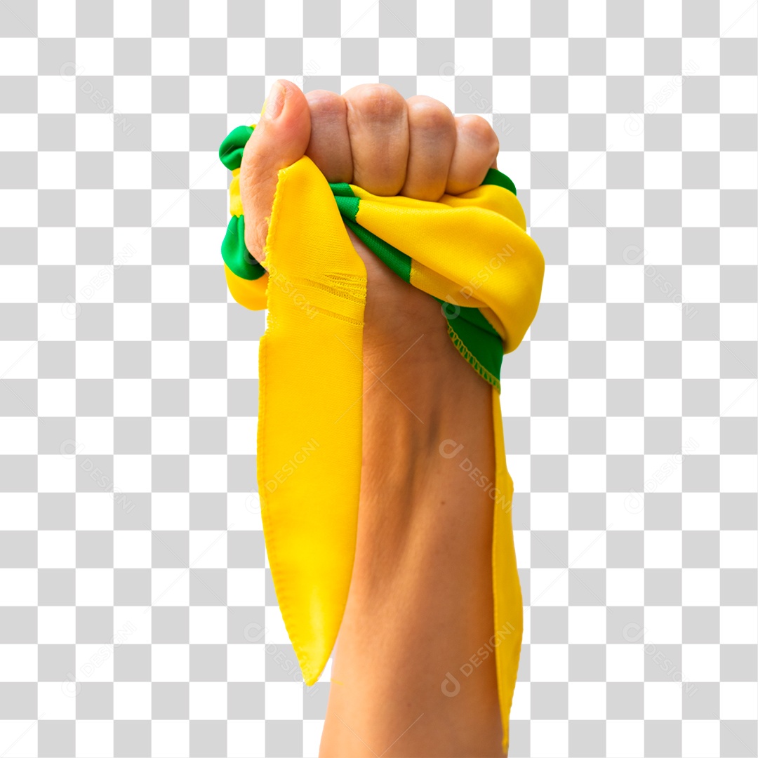 Segurando Camisa do Brasil Dia da Independência do Brasil PNG Transparente