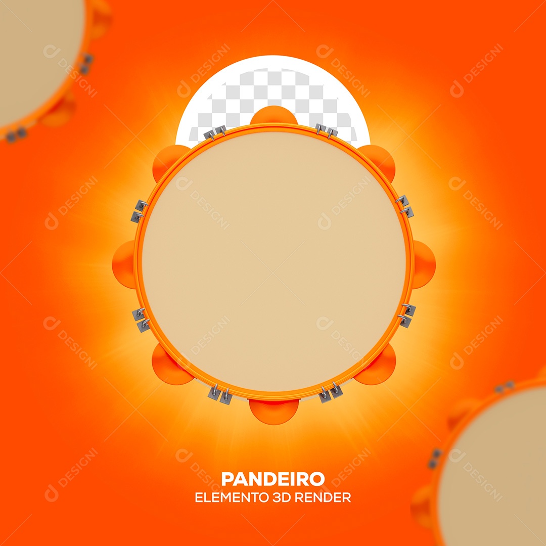 Elementos 3D de Carnaval PSD Para Composição