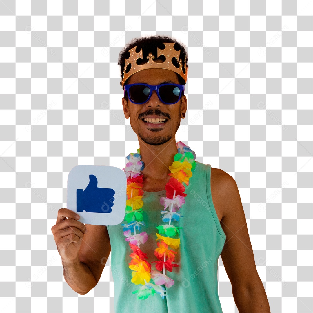 Fã de Esportes Comemorando PNG Transparente