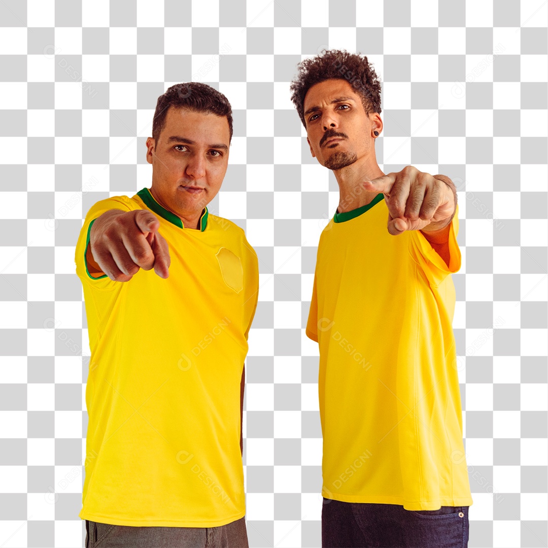 Torcedores de Futebol Torcendo Pelo Seu Time Brasil PNG Transparente