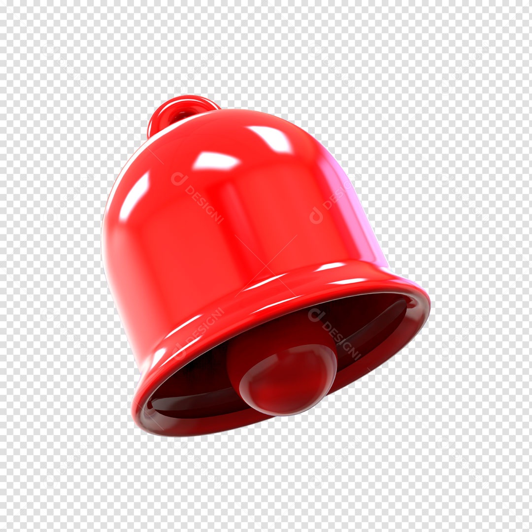 Elemento 3D Sino 3D Para Composição PSD