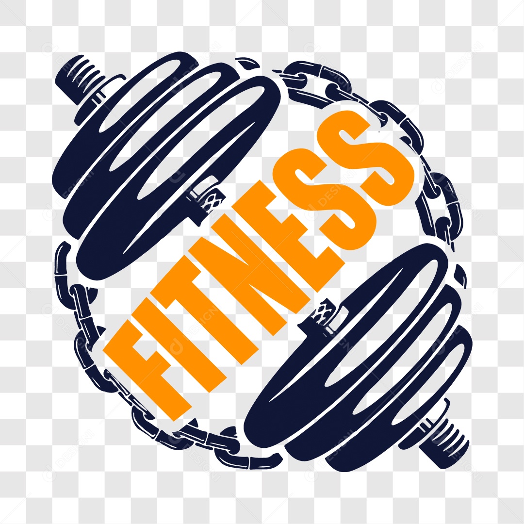Lettering Academia Fitness EPS + PNG