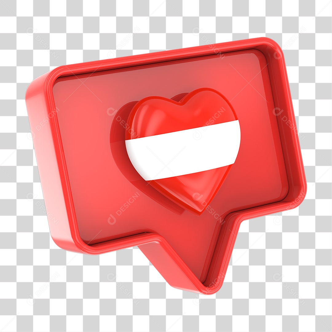 Caixa de Texto com Bandeira da Áustria Dentro PNG Transparente