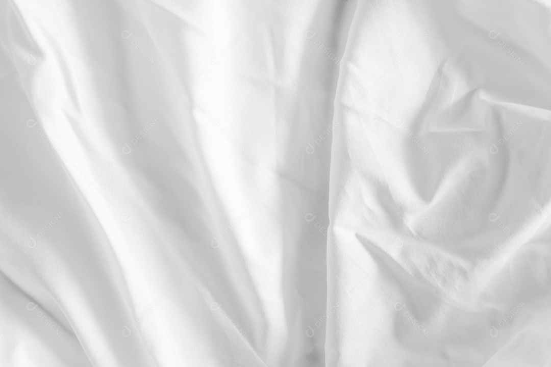 Papel branco limpo, fundo enrugado, abstrato. branco amassado