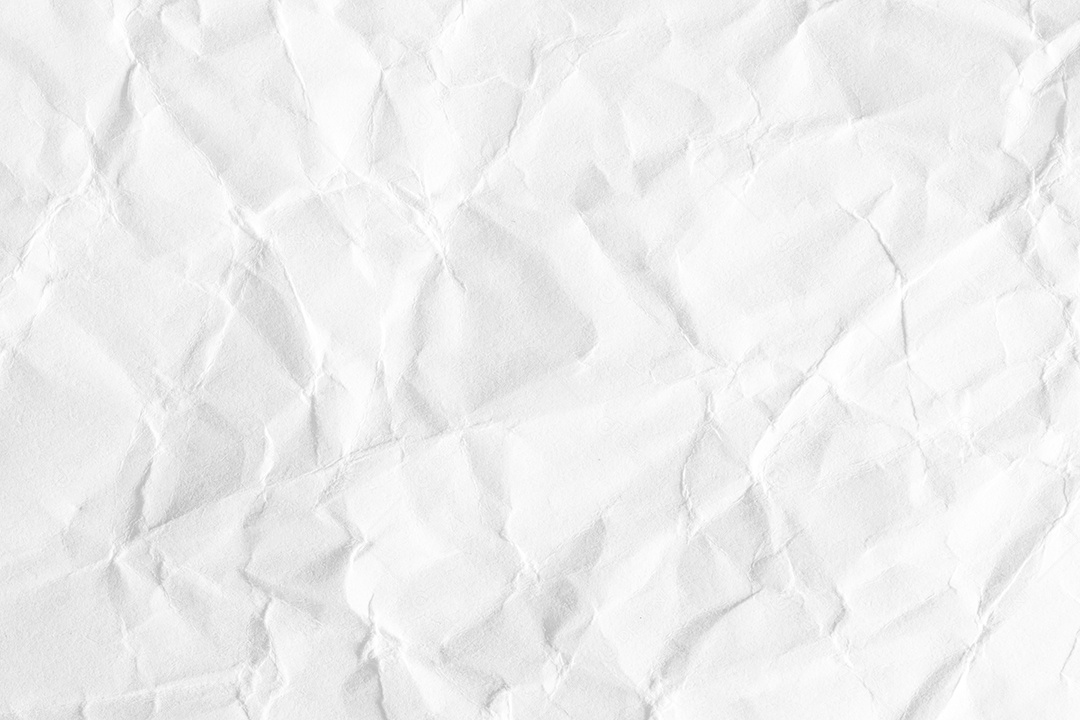 Papel branco limpo, fundo enrugado, abstrato. branco amassado