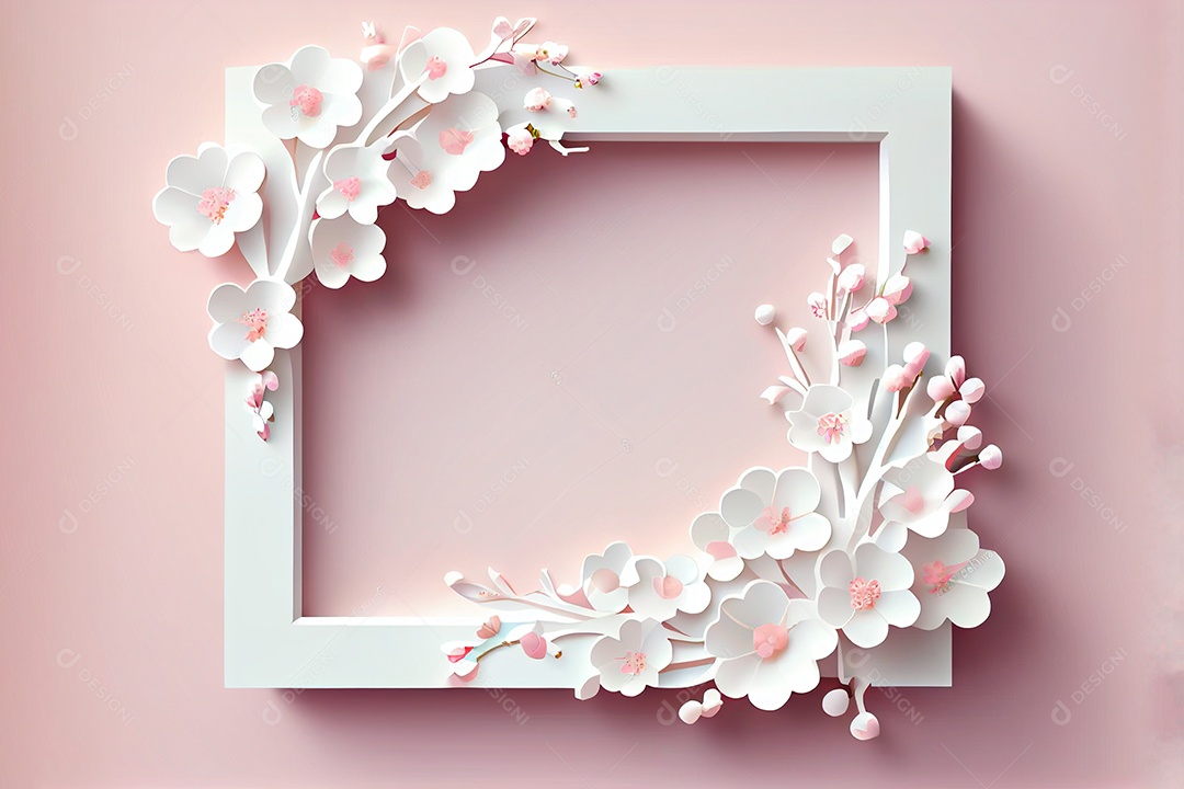 Flor de cerejeira primavera temporada arte gerada