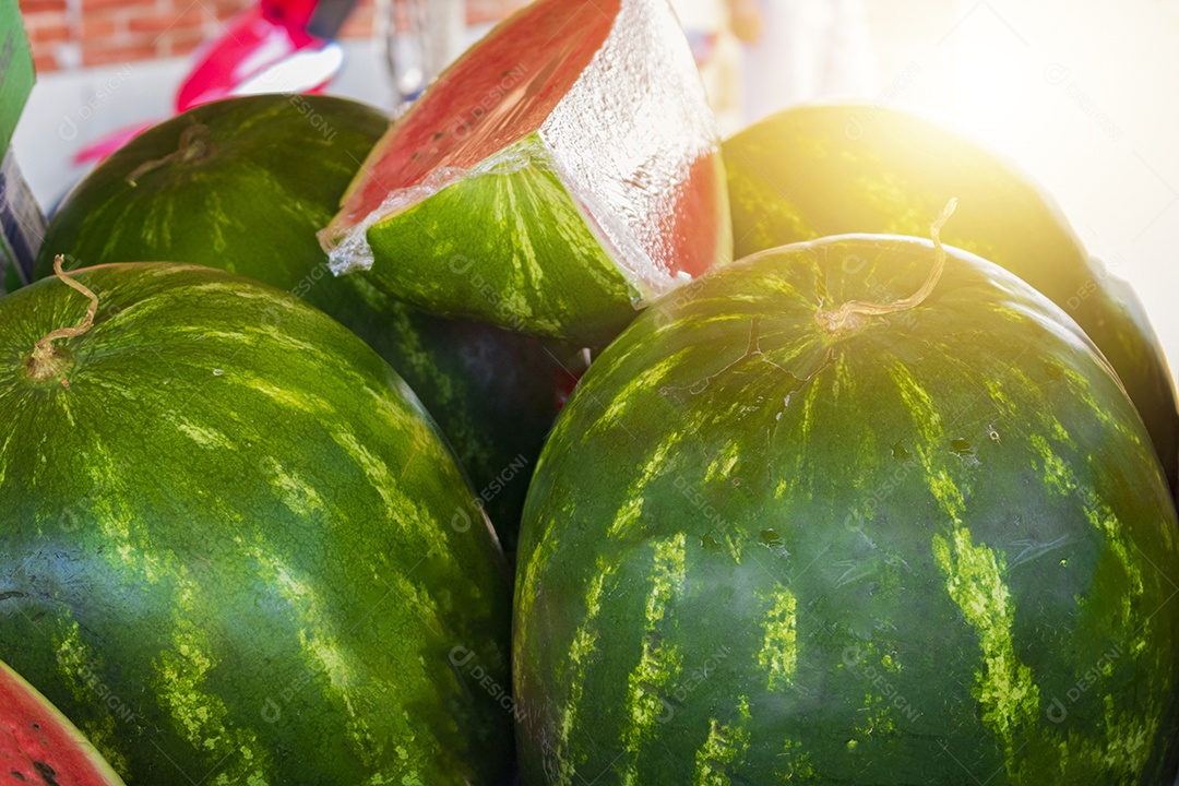 Tradicional Feira Livre Brasileira.