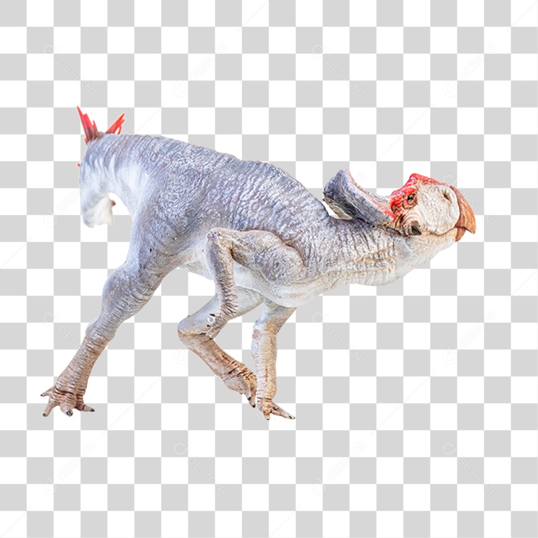 Objeto 3D Dinossauro Pré-histórico Para Composição PNG Transparente