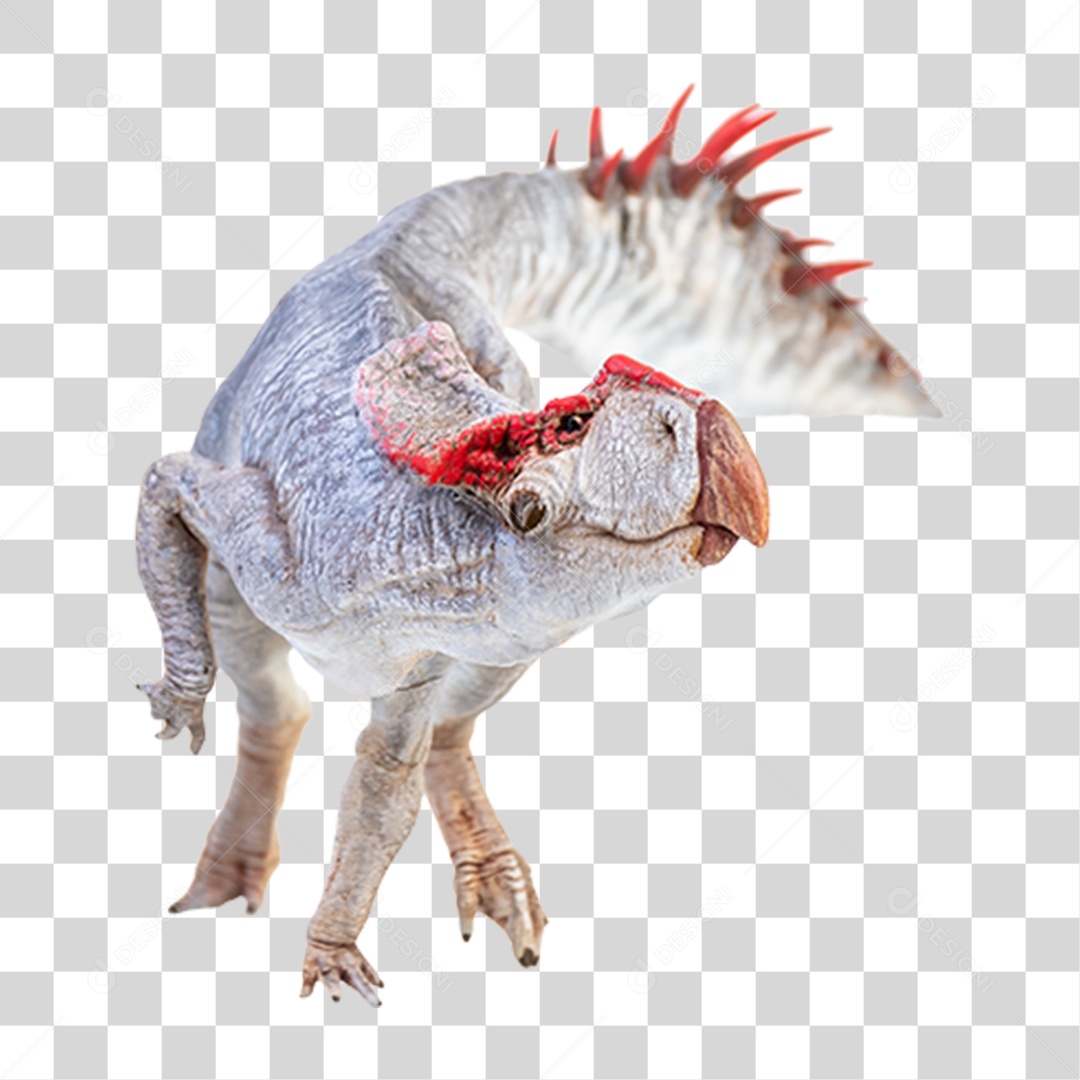 Objeto 3D Dinossauro Pré-histórico Para Composição PNG Transparente