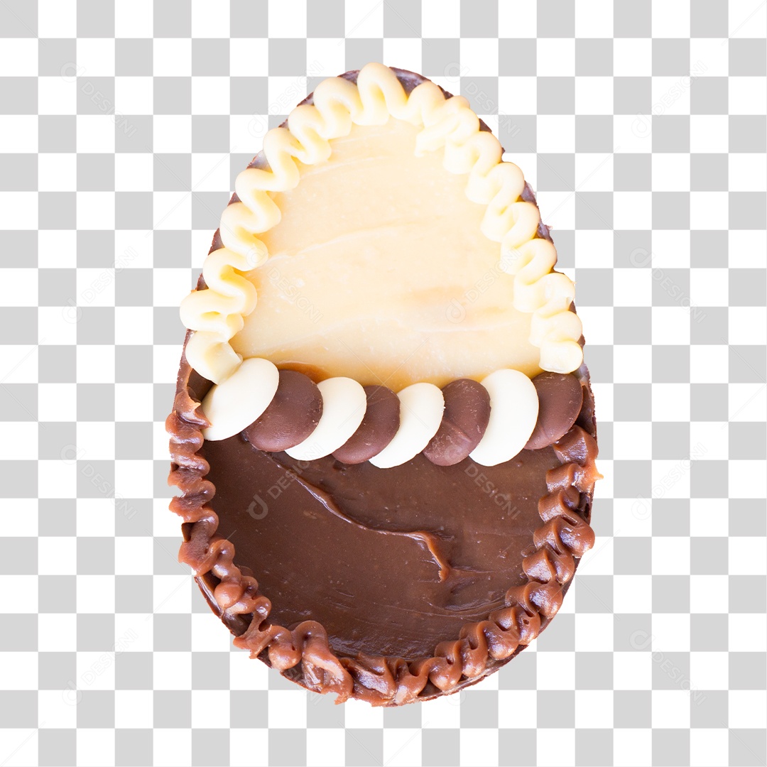 Elemento 3D Para Composição Ovo de Páscoa PNG Transparente