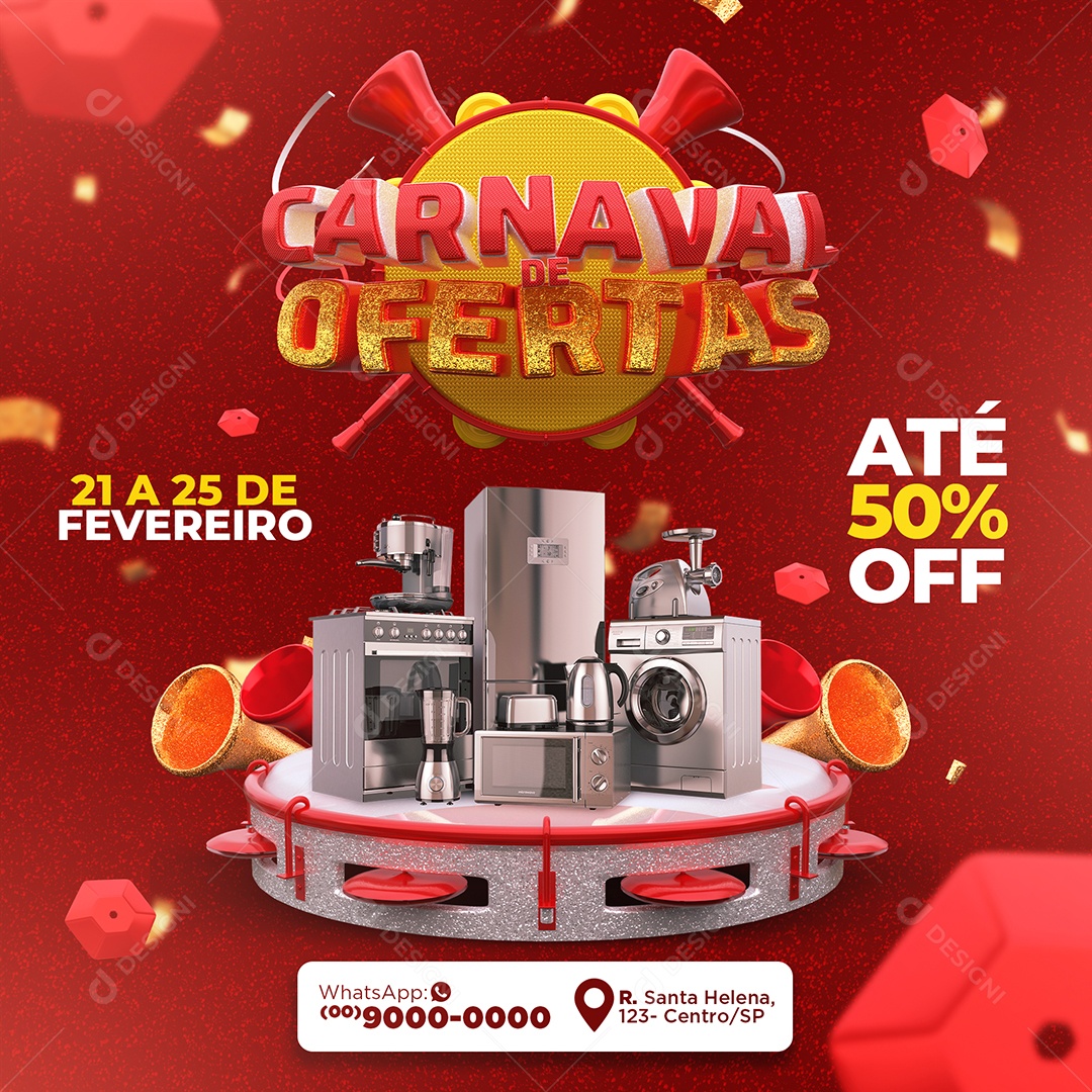 Story Carnival of Offers Cervejaria Social Media Editable PSD