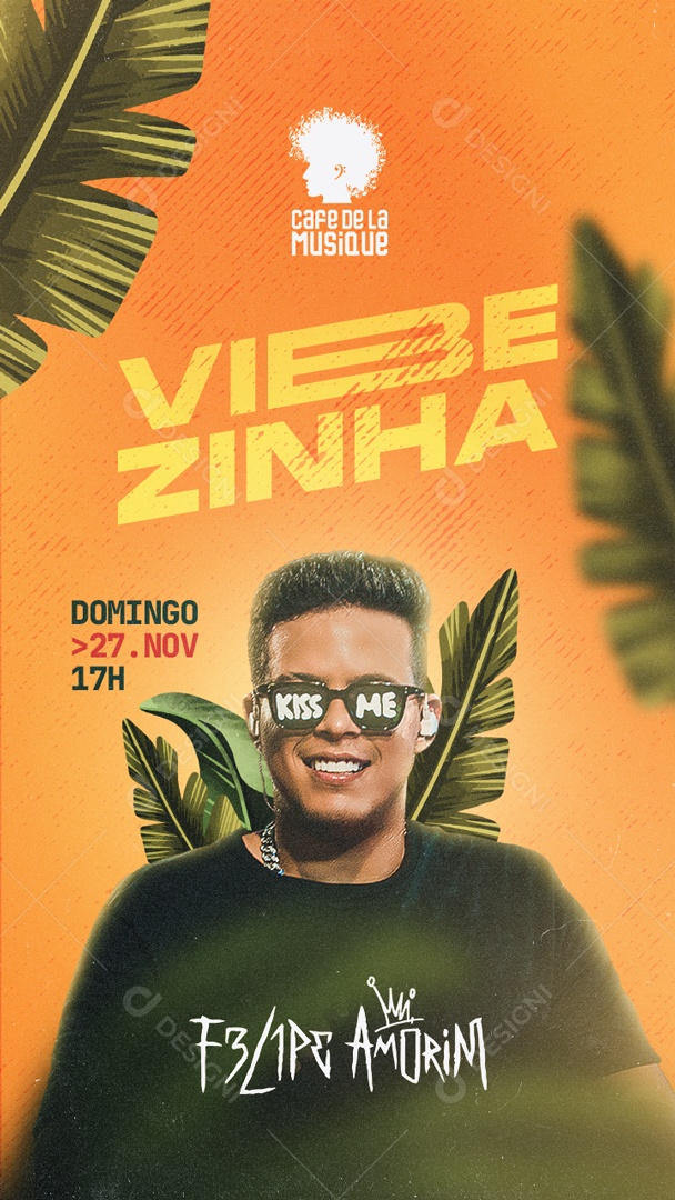 Story Vibezinha Felipe Amorim Social Media PSD Editável