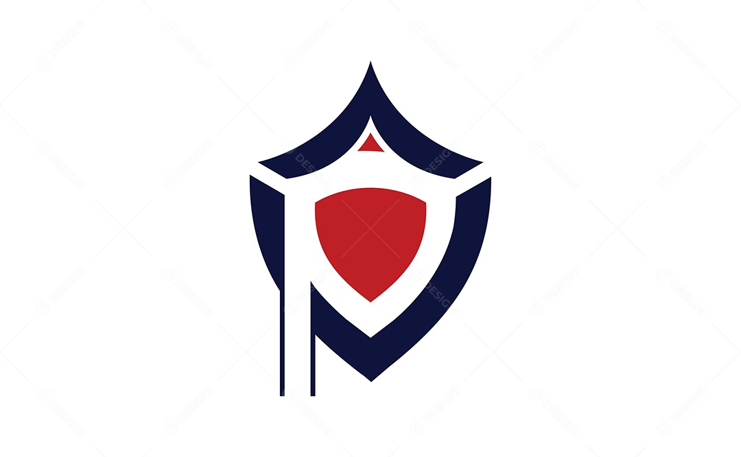 Logotipo de Segurança Letra P
