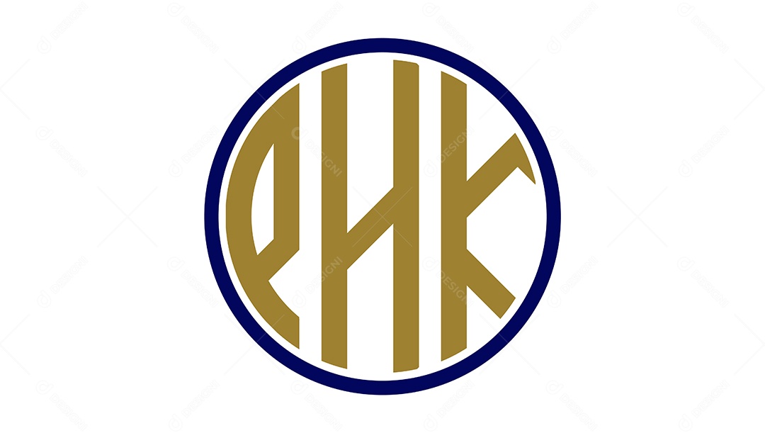 Letras PHK Monograma Logo