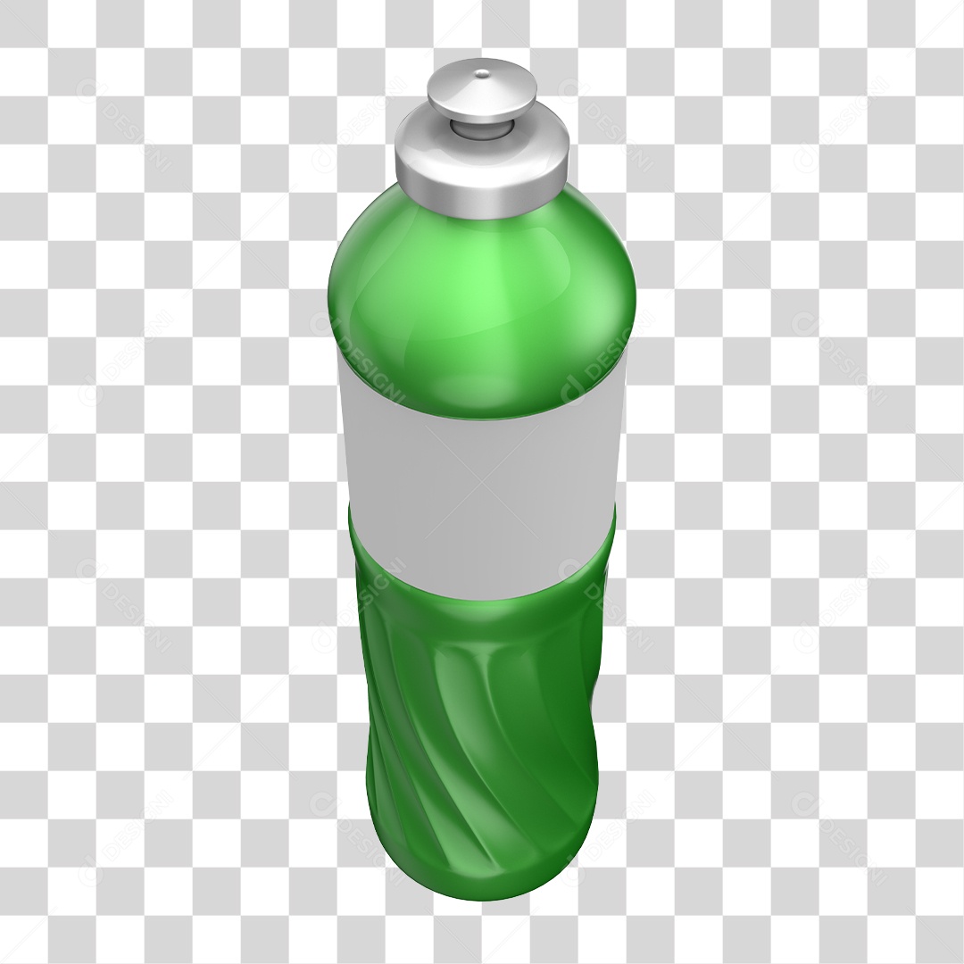 Elemento 3D Para Composição Detergente PNG Transparente