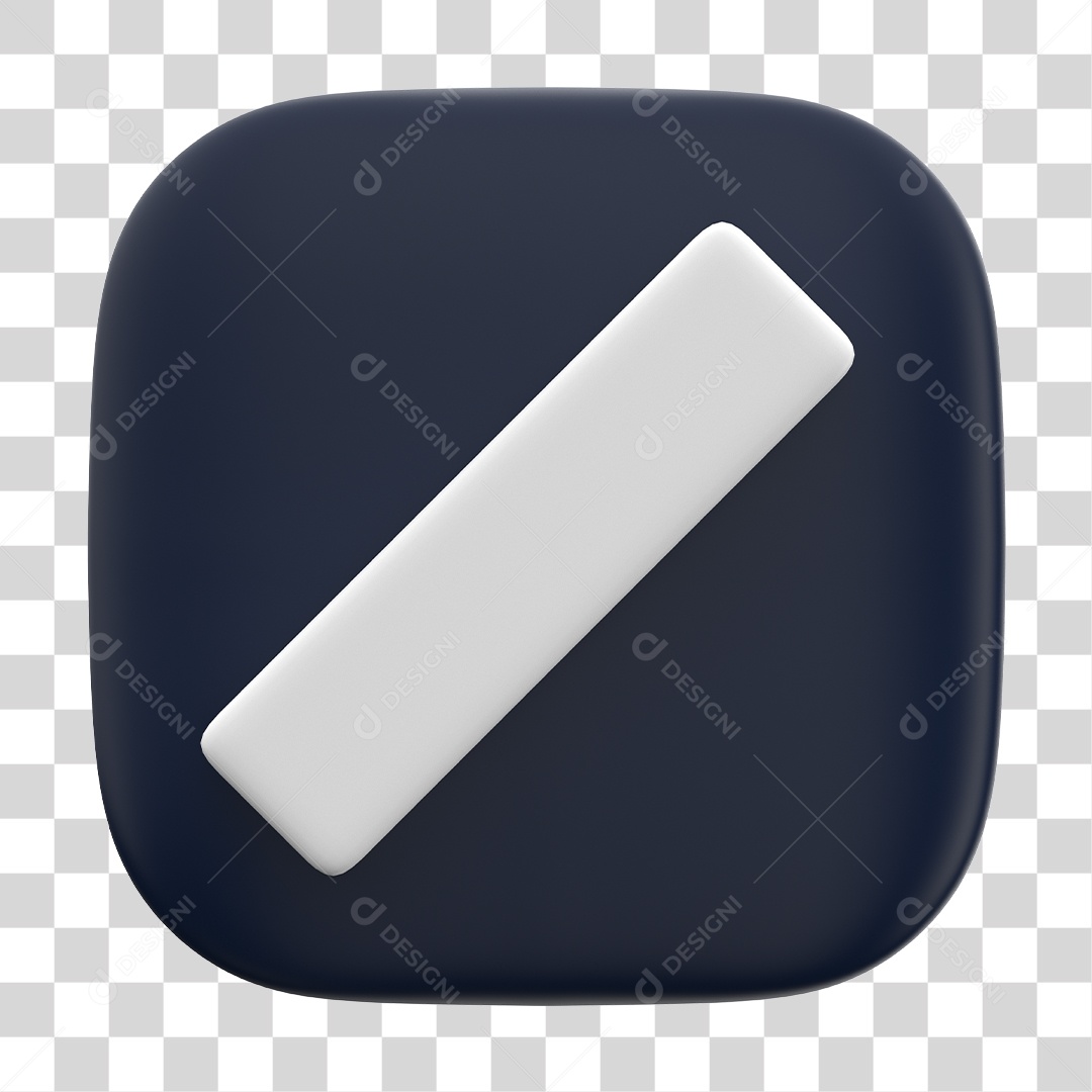 Ícone 3D Para Composição Divisão PNG Transparente