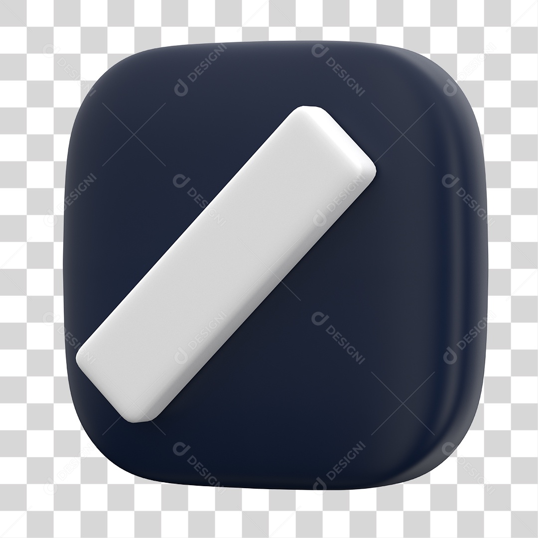 Ícone 3D Para Composição Divisão PNG Transparente