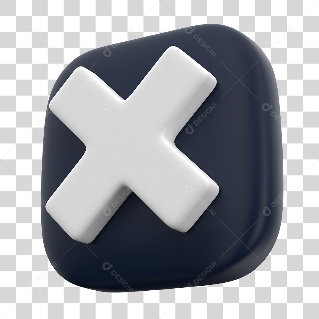 Ícone 3D Para Composição Multiplicação PNG Transparente