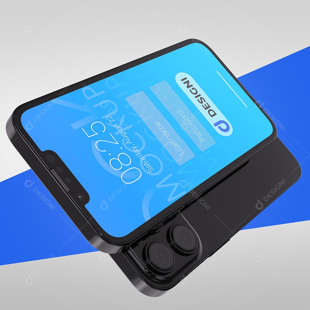 IPhone Celular Smartphone Mockup PSD