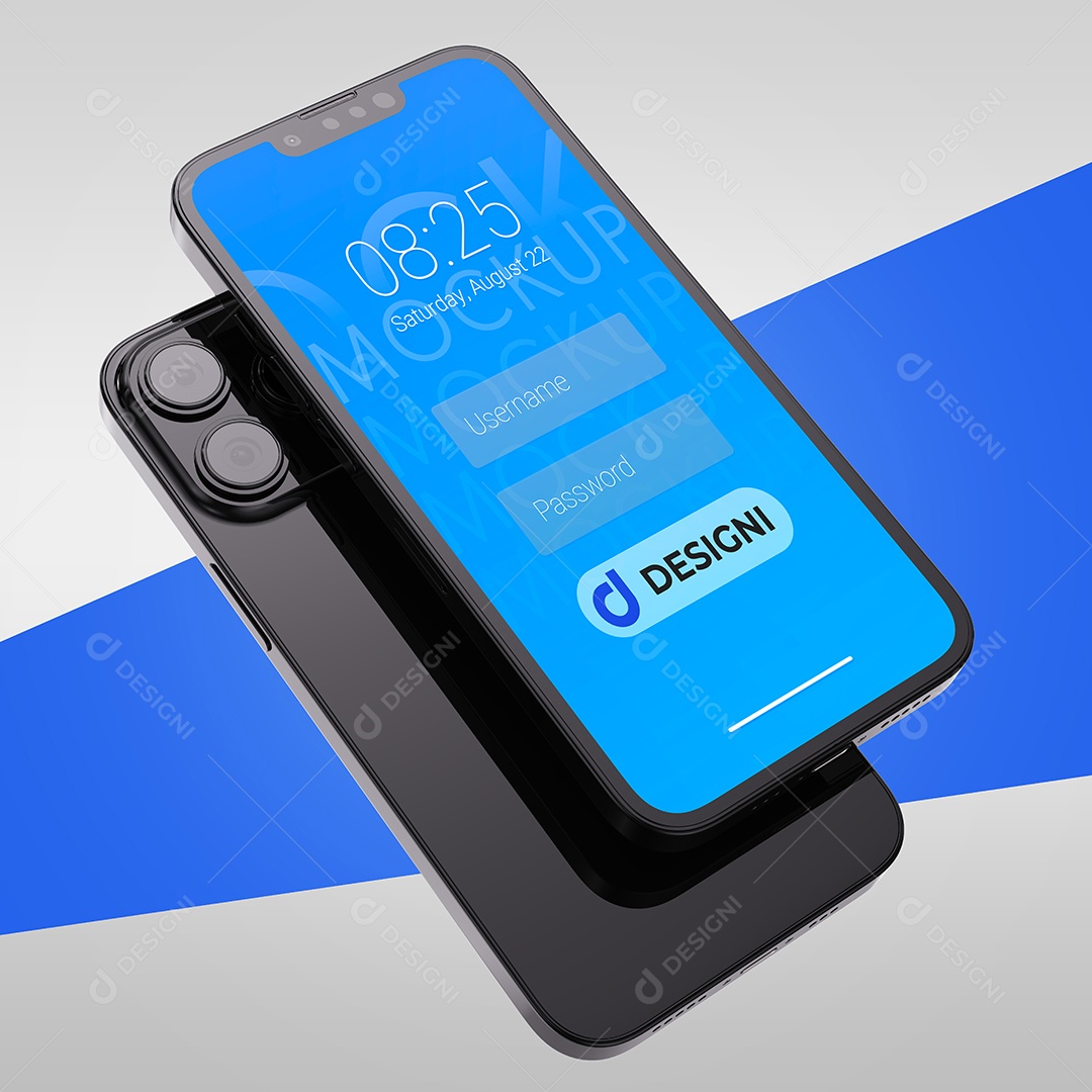 IPhone Celular Smartphone Mockup PSD