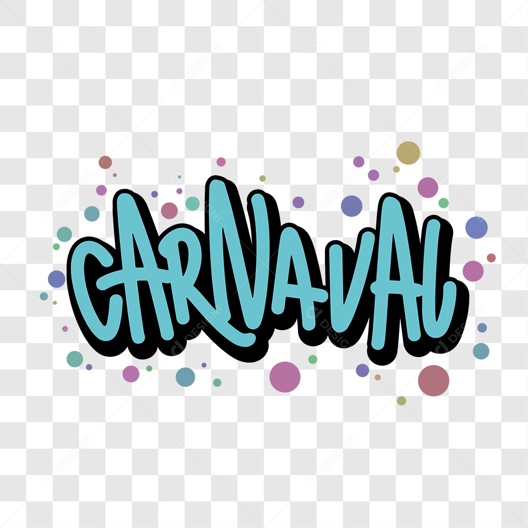 Lettering Carnaval EPS + PNG