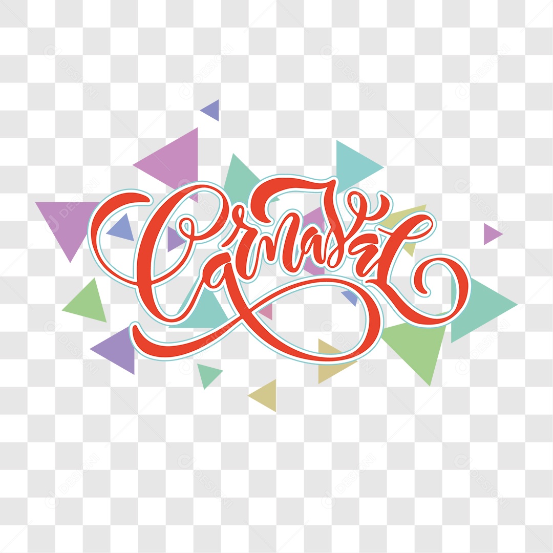 Lettering Carnaval EPS + PNG