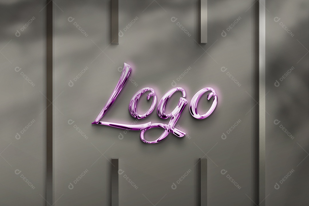 Mockup Logotipo de Empresa PSD Editável
