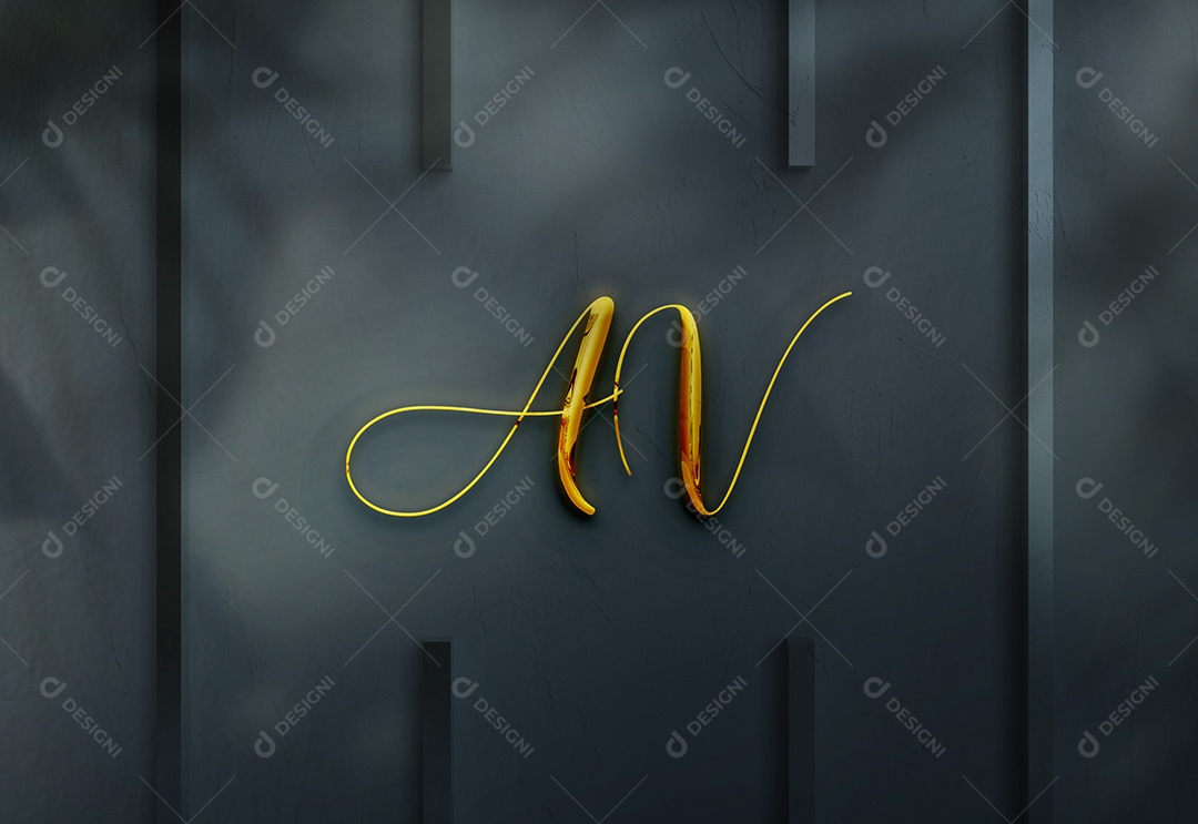 Mockup Logotipo de Empresa PSD Editável