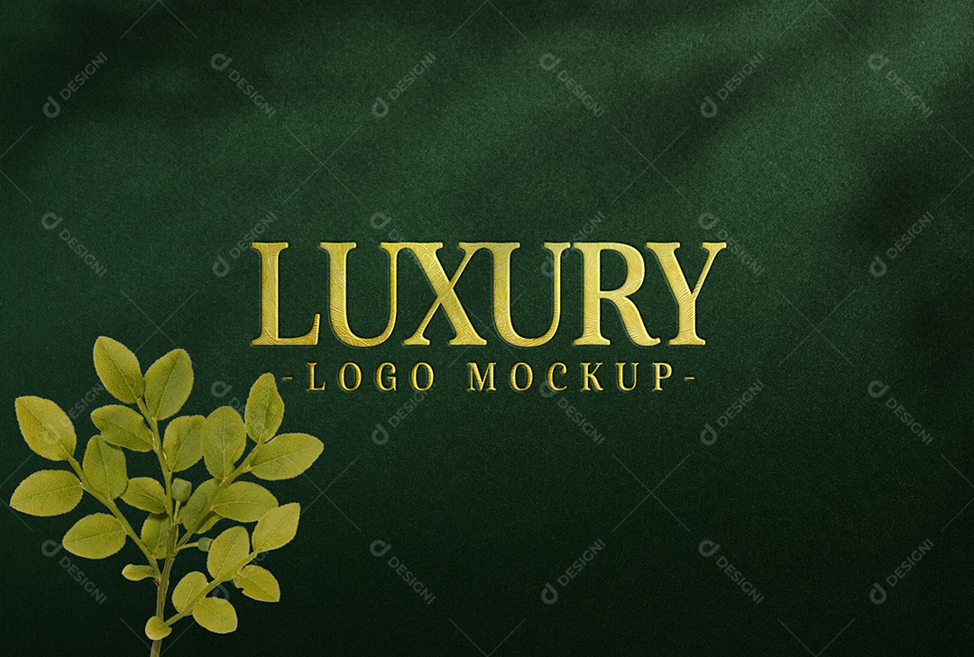 Mockup Logotipo de Empresa PSD Editável
