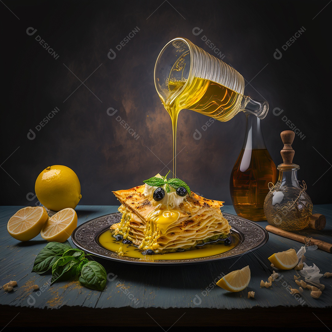 Delicioso e saboroso panqueca