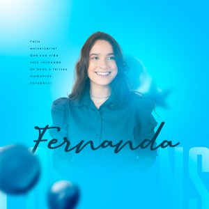 Feliz Aniversário Fernanda Social Media PSD Editável