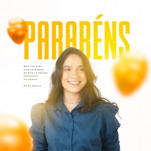 Parabéns Feliz Aniversário Social Media PSD Editável