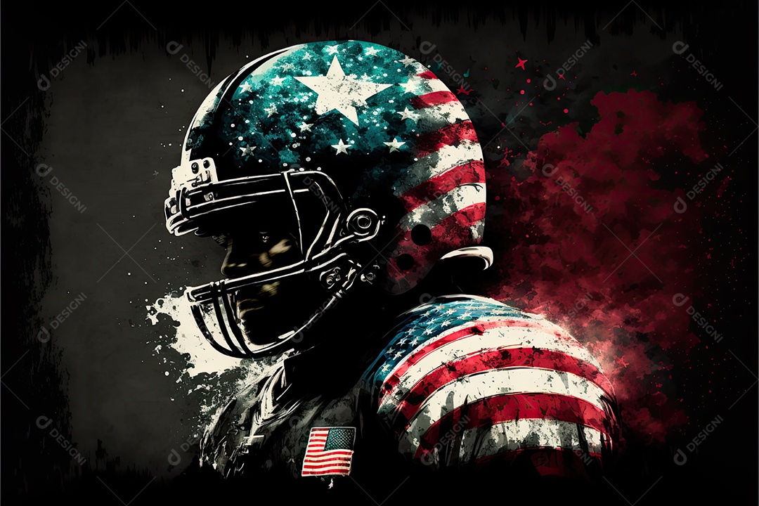 ilustração sobre futebol